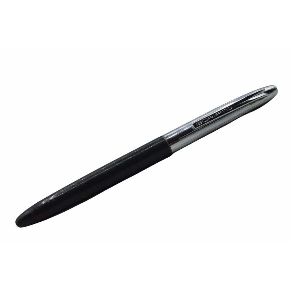 Vtg Scripto Fountain Pen Medium Nib Made In USA